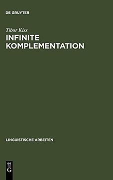 portada Infinitive Komplementation: Neue Studien zum Deutschen Verbum Infinitum (en Alemán)