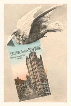 portada Vintage Journal Greetings from New York City, Carrier Pigeon (en Inglés)