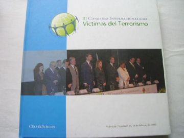 portada Iii Congreso Internacional Sobre Vctimas del Terrorismo