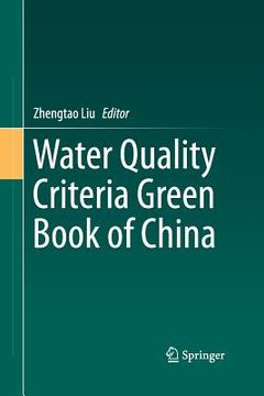 portada Water Quality Criteria Green Book of China
