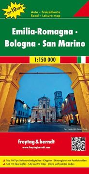 portada Emilia-Romagna - Bologna - san Marino Road map 1: 150 000
