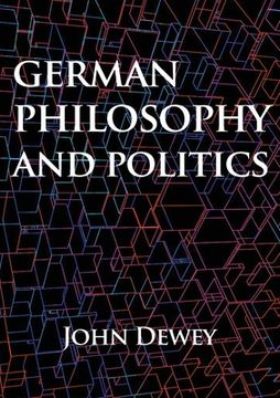 portada German philosophy and politics (in English)