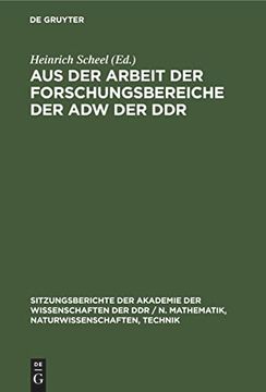 portada Aus der Arbeit der Forschungsbereiche der adw der Ddr: Festkolloquium zum 70. Geburtstag des Präsidenten Hermann Klare. [am 31. Mai 1979]. Technik, 1980, 21, Band 1980) (in German)