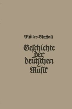 portada Geschichte der deutschen Musik (German Edition)
