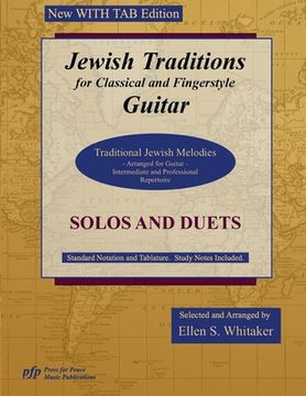 portada Jewish Traditions for Classical and Fingerstyle Guitar: WITH TAB Edition (en Inglés)