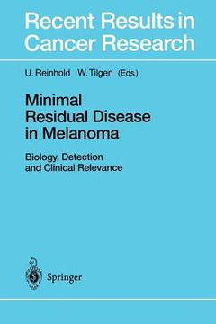 portada minimal residual disease in melanoma: biology, detection and clinical relevance (en Inglés)