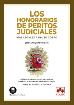 portada Honorarios de Peritos Judiciales. Vias Legales Para su Cobro (in Spanish)