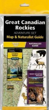 portada Great Canadian Rockies Adventure Set: Travel map & Wildlife Guide