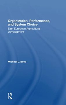 portada Organization, Performance, and System Choice (in English)