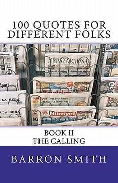 portada 100 quotes for different folks (book ii) (en Inglés)