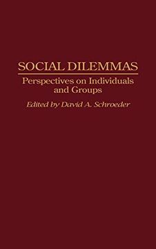 portada Social Dilemmas: Perspectives on Individuals and Groups (in English)