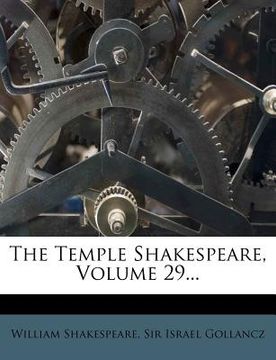 portada the temple shakespeare, volume 29...