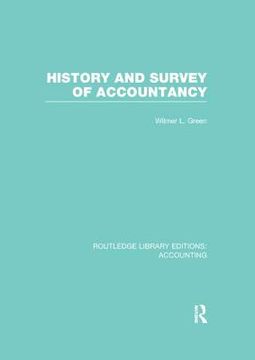 portada History and Survey of Accountancy (Rle Accounting) (en Inglés)
