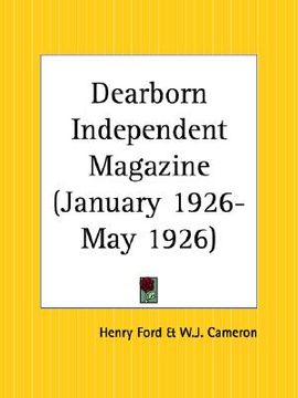 portada dearborn independent magazine january 1926-may 1926 (en Inglés)