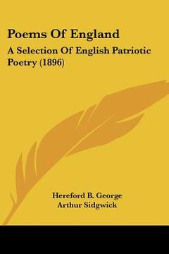 portada poems of england: a selection of english patriotic poetry (1896) (en Inglés)