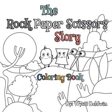 portada The Rock Paper Scissors Story: Coloring Book (en Inglés)