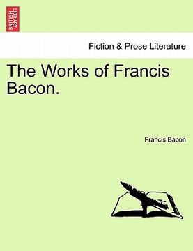 portada the works of francis bacon. (en Inglés)