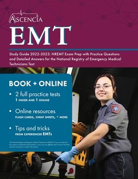 portada EMT Study Guide 2022-2023: NREMT Exam Prep with Practice Questions and Detailed Answers for the National Registry of Emergency Medical Technician