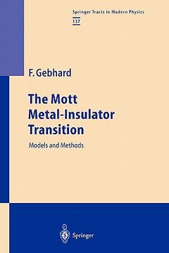 portada the mott metal-insulator transition: models and methods (in English)