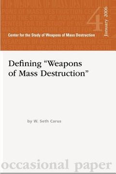 portada Dfining "Weapons of Mass Destruction" (in English)