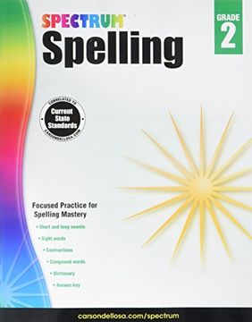 portada Spectrum Spelling, Grade 2 (en Inglés)