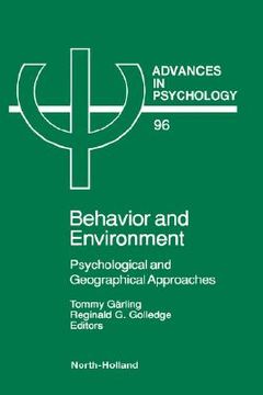portada advances in psychology v96 (en Inglés)