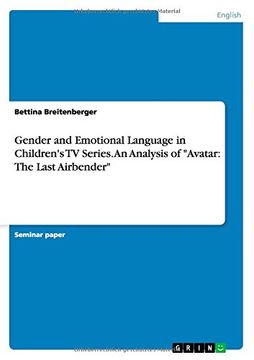 portada Gender and Emotional Language in Children's TV Series.  An Analysis of "Avatar: The Last Airbender"