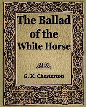 portada the ballad of the white horse (en Inglés)