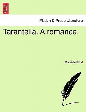 portada tarantella. a romance. (en Inglés)