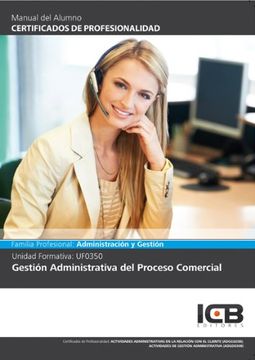 portada Manual Uf0350: Gestión Administrativa del Proceso Comercial
