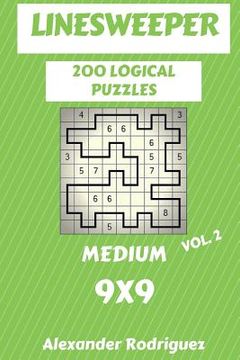 portada Linesweeper Puzzles 9x9 - Medium 200 vol. 2 (en Inglés)