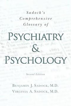 portada sadock's comprehensive glossary of psychiatry and psychology (en Inglés)