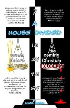 portada a house divided-7 events before rapture & the coming christian holocaust (en Inglés)