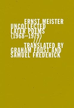 portada Uncollected Later Poems (1968-1979) (en Inglés)