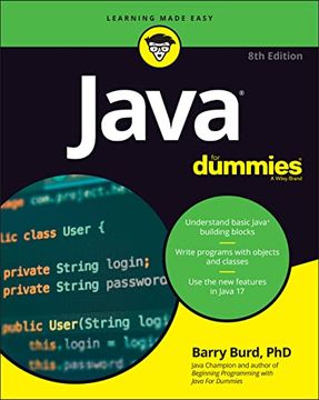 portada Java for Dummies, 8th Edition (For Dummies (Computer (en Inglés)
