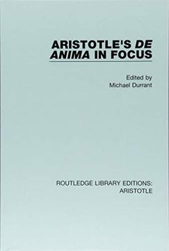 portada Aristotle's de Anima in Focus (en Inglés)