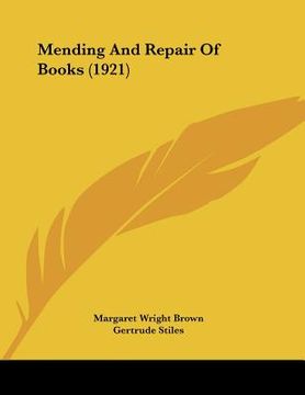 portada mending and repair of books (1921) (en Inglés)