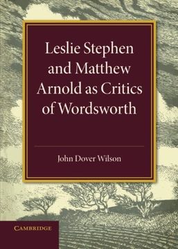 portada Leslie Stephen and Matthew Arnold as Critics of Wordsworth (en Inglés)