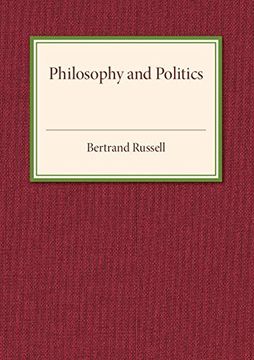 portada Philosophy and Politics (en Inglés)