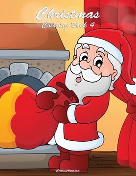 portada Christmas Coloring Book 4 (en Inglés)