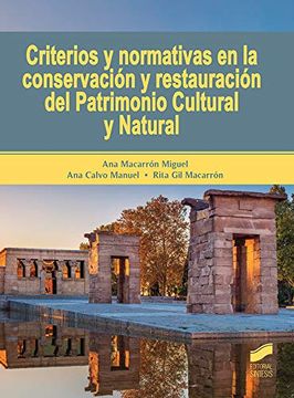 portada Criterios y Normativas en la Conservacion y Restauracion de Patrimonio (in Spanish)