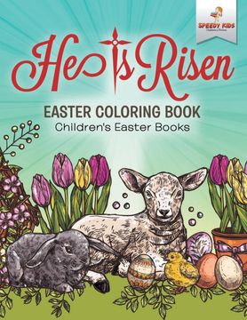 portada He is Risen! Easter Coloring Book | Children's Easter Books (in English)