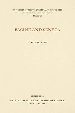 portada Racine and Seneca (North Carolina Studies in the Romance Languages and Literatures) (in English)