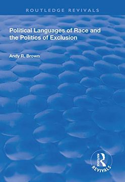 portada Political Languages of Race and the Politics of Exclusion (en Inglés)
