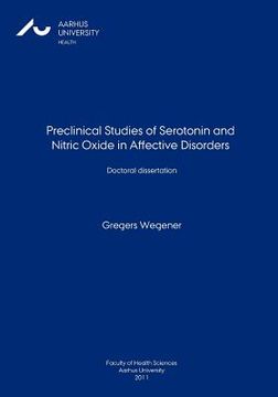 portada preclinical studies of serotonin and nitric oxide in affective disorders (en Inglés)