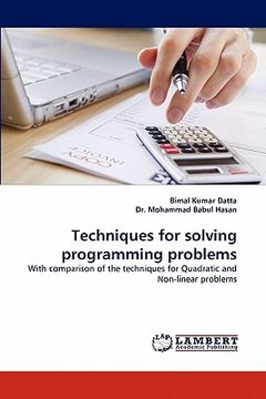 portada techniques for solving programming problems (en Inglés)