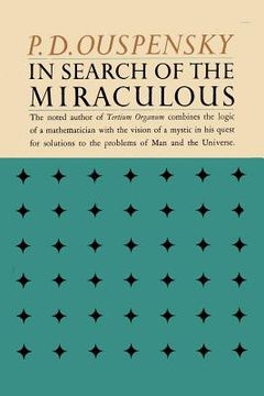 portada in search of the miraculous: fragments of an unknown teaching