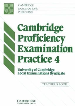 portada Cambridge Proficiency Examination Practice 4 Teacher's Book
