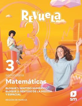 portada Matemáticas. 3 Secundaria. Revuela. Región de Murcia