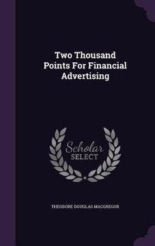portada Two Thousand Points For Financial Advertising (en Inglés)